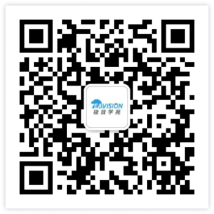 QR code for the EAVISION Academy official WeChat account